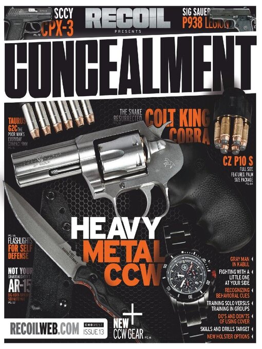 Title details for RECOIL Presents: Concealment by CMG West, LLC - Available